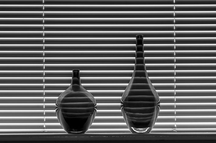 Vases and blind